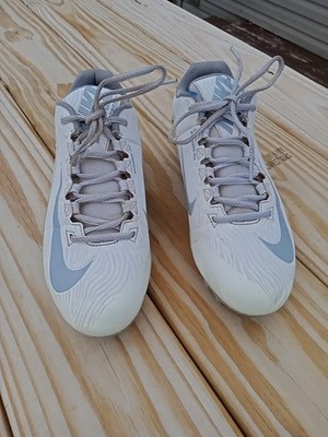 Women's Nike Speedlax 5 807158-100 White/Wolf Grey Metallic Color Size 9.5