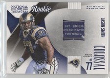 2009 Playoff National Treasures Laundry Tag 25/50 Jason Smith #10 Patch a8r