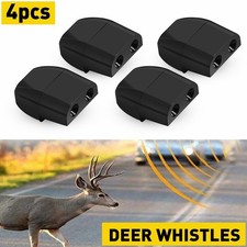 4x Deer Whistles Wildlife Warning Device Animal Sonic Alert Car Safety Accessory