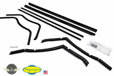 1971 1972 1973 Riviera Boat Tail Door Window Felt Fuzzies Rubber Seal 8 Pc Kit