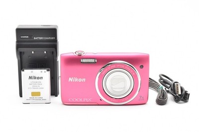 Nikon COOLPIX S3500 Pink 20.0MP Compact Digital Camera from JAPAN