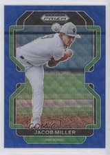 2022 Panini Prizm Draft Picks Blue Wave Prizm Jacob Miller #PDP46 2qw