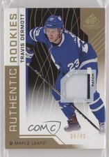 2018-19 SP Game Used Edition Authentic Rookies 4/49 Travis Dermott Rookie RC 5b7