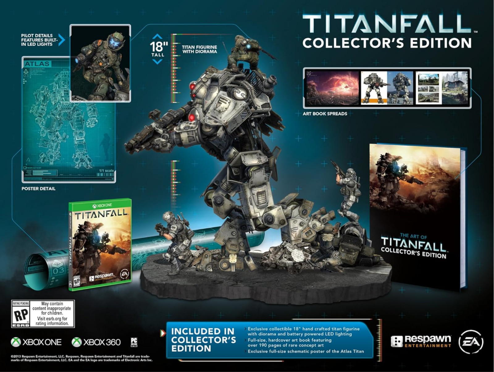 XBOX ONE TITANFALL COLLECTOR'S EDITION-NEW/FACTORY SEALED