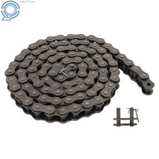  100H Heavy Duty Roller Chain  10 ft  1 Connecting Links