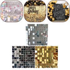 Practical Pneumatic Buckle Wedding Decorations Square Sequins