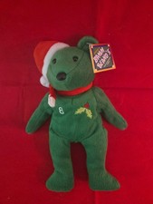 BAMM BEANO'S 8 CAL RIPKEN JR CHRISTMAS BEAR WITH TAG 1998 COLLECTION PRE-OWNED