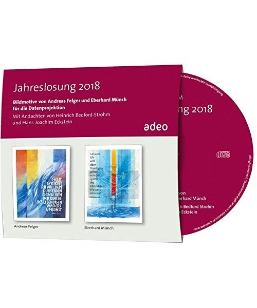 CD-ROM mit Bildbetrachtung - Jahreslosung 2018*, Münch, Eberhard
