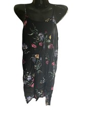 Old Navy Size 16 XXL Spaghetti Strap Flower Floral Print Mini Summer Dress