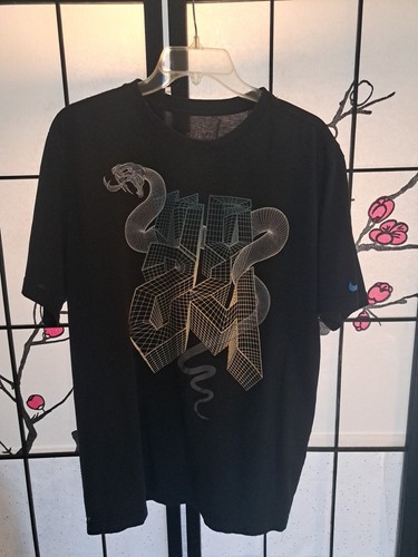 Vintage Nike Kobe Bryant Mens Size XL Faded Spell Out Techno KB24 Mamba T-Shirt