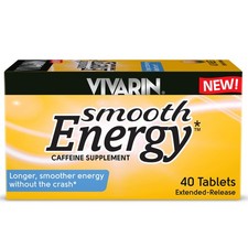 Vivarin Smooth Energy Extended Release Caffeine Tablets, 200mg, Focus,