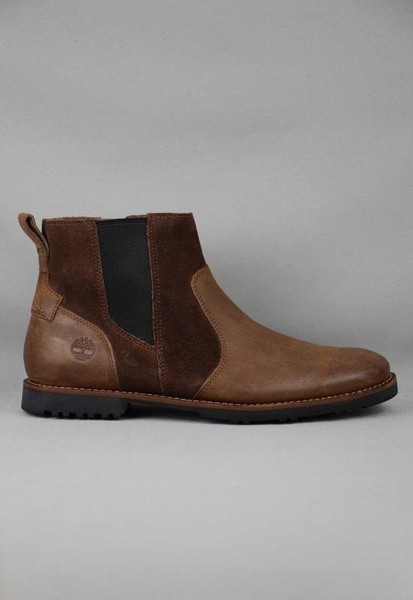 Men Timberland Boots Brown Leather 41