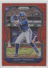 2021 Panini Prizm Tier II Red Wave Prizm 40/99 Leody Taveras #127 05cr