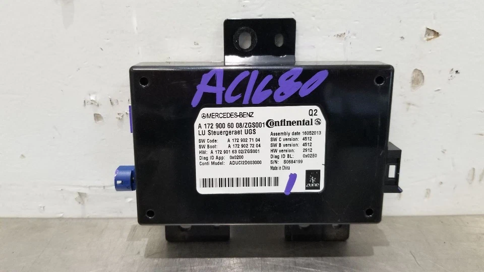 14 MÓDULO DE CONTROL INTERFAZ MULTIMEDIA MERCEDES BENZ SL550 R231 1729006008 Foto 2 de 4