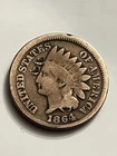 1864 Indian Head Cent Early Civil War Era Date JC1983