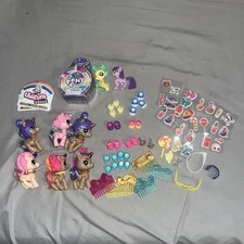 My Little Pony Large Lot Ponies Accessories Stickers Misc Mix 9oz