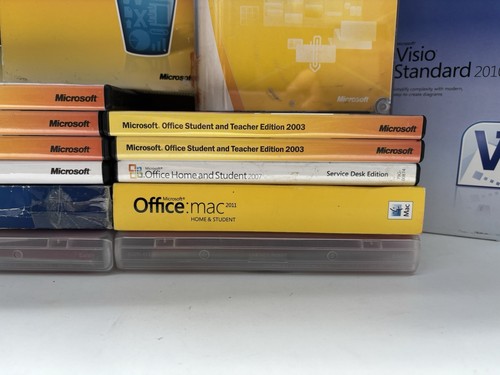 16 MICROSOFT OFFICE SOFTWARE WITH PRODUCT KEYS STUDENT 2007 WORD EXCEL 2003 - Photo 4/7
