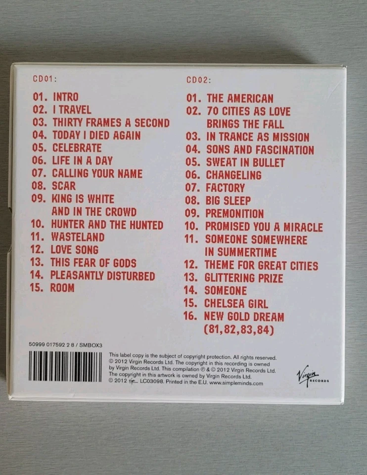 Simple Minds- 5 x 5 Doppel Live CD 31 Tracks - Bild 2 von 4