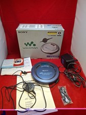 Sony Walkman D-EJ625 Discman Blue CD Player Tested Working Jog Proof Boxed E3