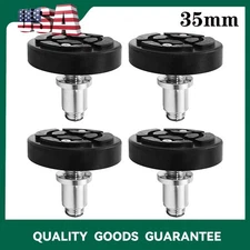 4pc Car Lift Rubber tray adjustable Heightening Feet Pads Shaft diameter 35mm