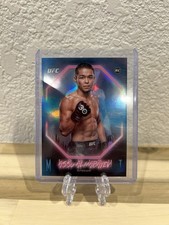 2025 Topps Midnight UFC Assu Almabayev #46 Rookie RC