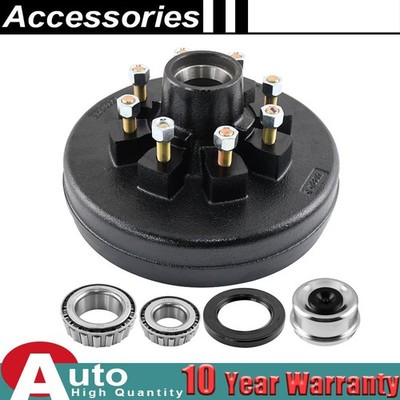 8 on 6.5'' For 7000 lbs axle One 8 x 1/2''-20 Trailer Brake Hub Drum 12X2