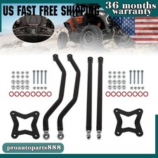 High Clearance Steel Rear Radius Arms Rods Set For 2014-2023 Polaris Rzr Xp 1000