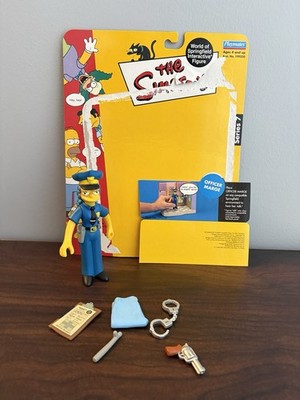 Playmates The Simpsons Interactive Figure Officer Marge 2001 Series 7