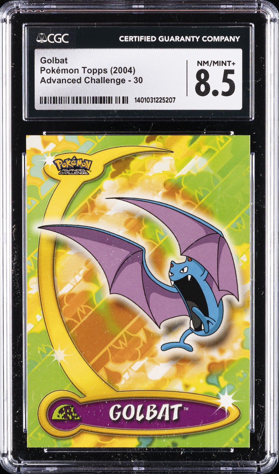 2004 POKEMON TOPPS ADVANCED CHALLENGE 30 #30 GOLBAT CGC 8.5