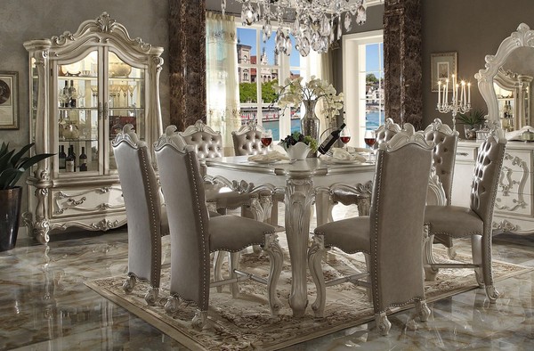 KöNigliches Esszimmer Garnitur Set Barock Rokoko Tisch 8X StüHle Stuhl Gruppe-image