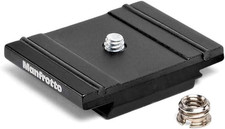 Manfrotto 200PL Plate in Aluminium, for Camera Tripods, Lightweight and Compact,