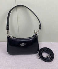 C.OACH NEW Mini Crossbody Shoulder Bag Black CW310 Outlet