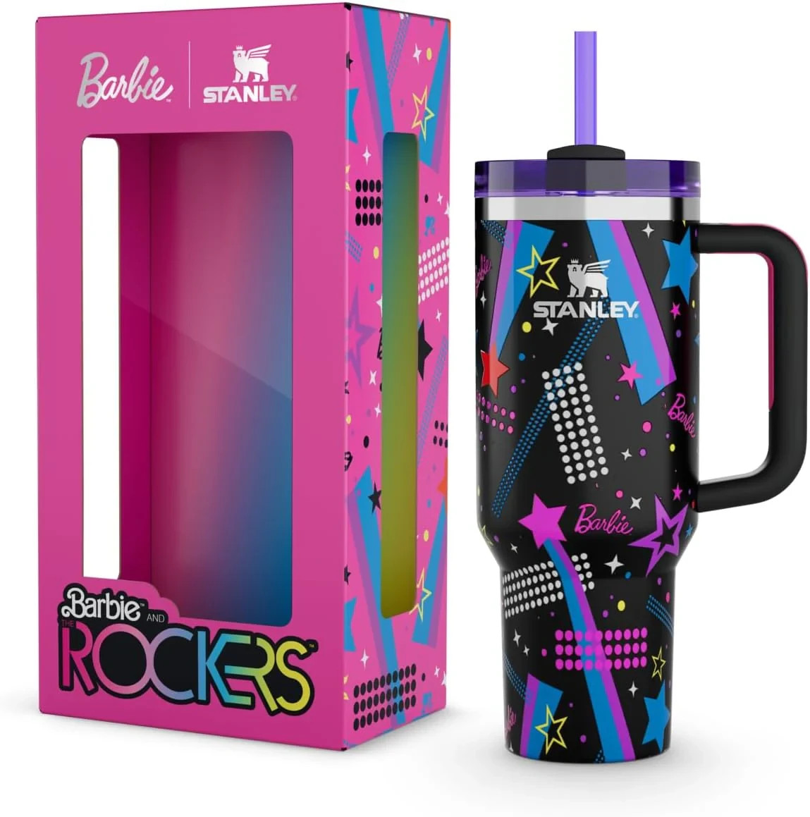 Barbie X Stanley - 80s Rockstar Insulated H2.0 Tumble | eBay