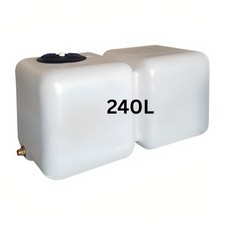 Vattentank dricksvatten HydroMoby AQUA S12, horizontal 240 L (wei&szlig;)