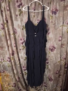 Betsy and Adam Blue Long Dress Size 18
