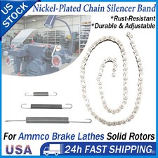 For Ammco Brake Lathe Solid Rotor Nickel-plated Chain Silencer Bands Spring Kit