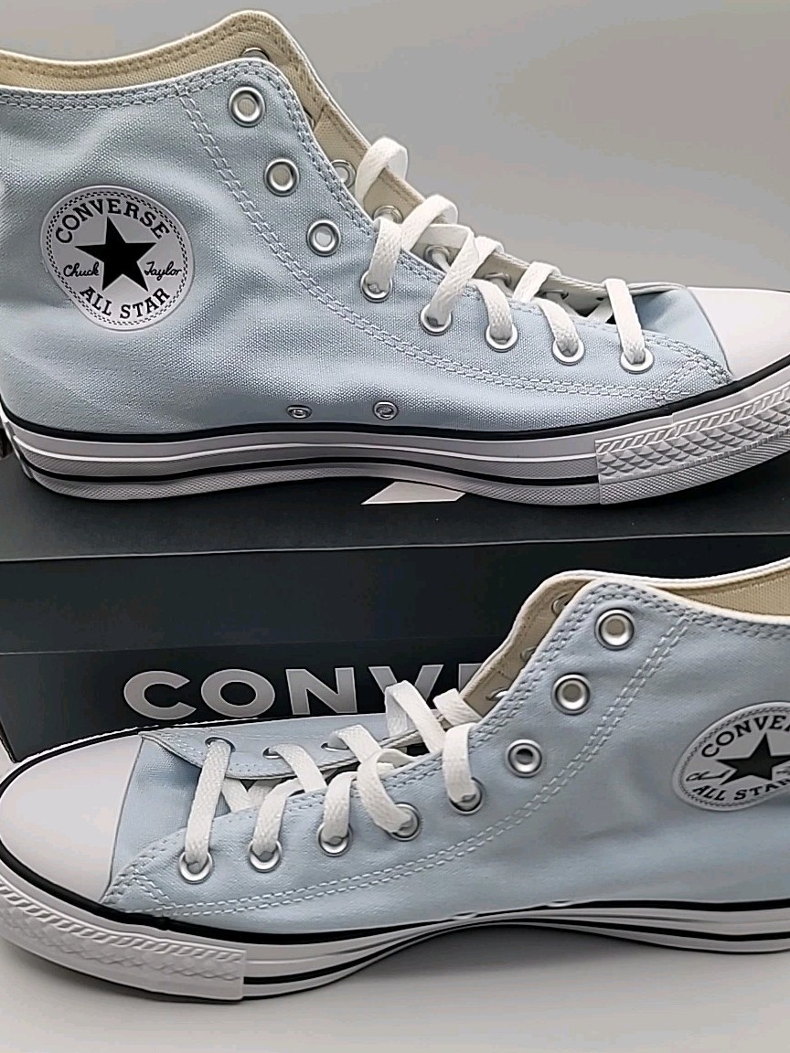 New Converse Mens Size 11 All-star Chuck Taylor Baby Blue thumbnail 7