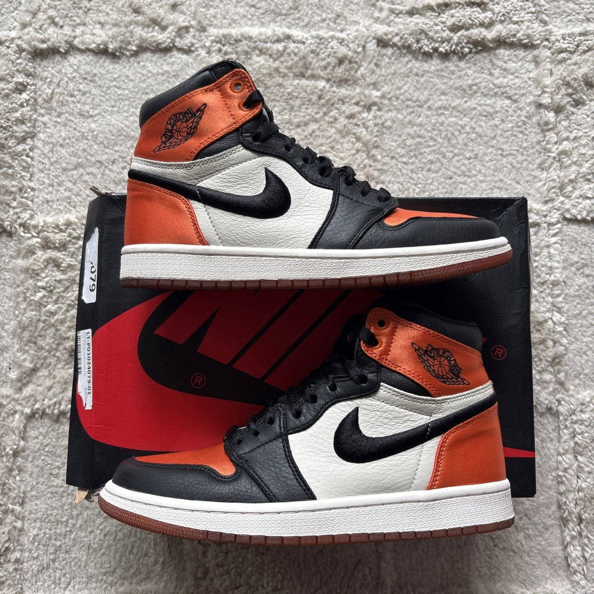 Jordan 1 Retro OG High Satin Shattered Backboard W | eBay