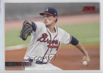 2021 Topps Stadium Club Red Foil Max Fried #263 2g8