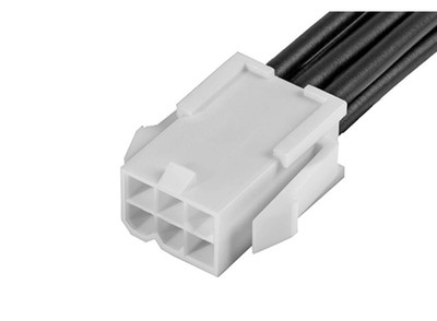 Molex 2153272063 Mini-Fit Jr Cable 6-Pin Male-Male Gold Plug 600mm 2ft 2x3