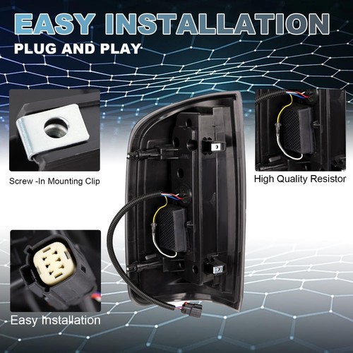 Par de luces traseras LED compatibles con Chevy Chevrolet Colorado Smoke 2015-2022 - Imagen 6 de 9