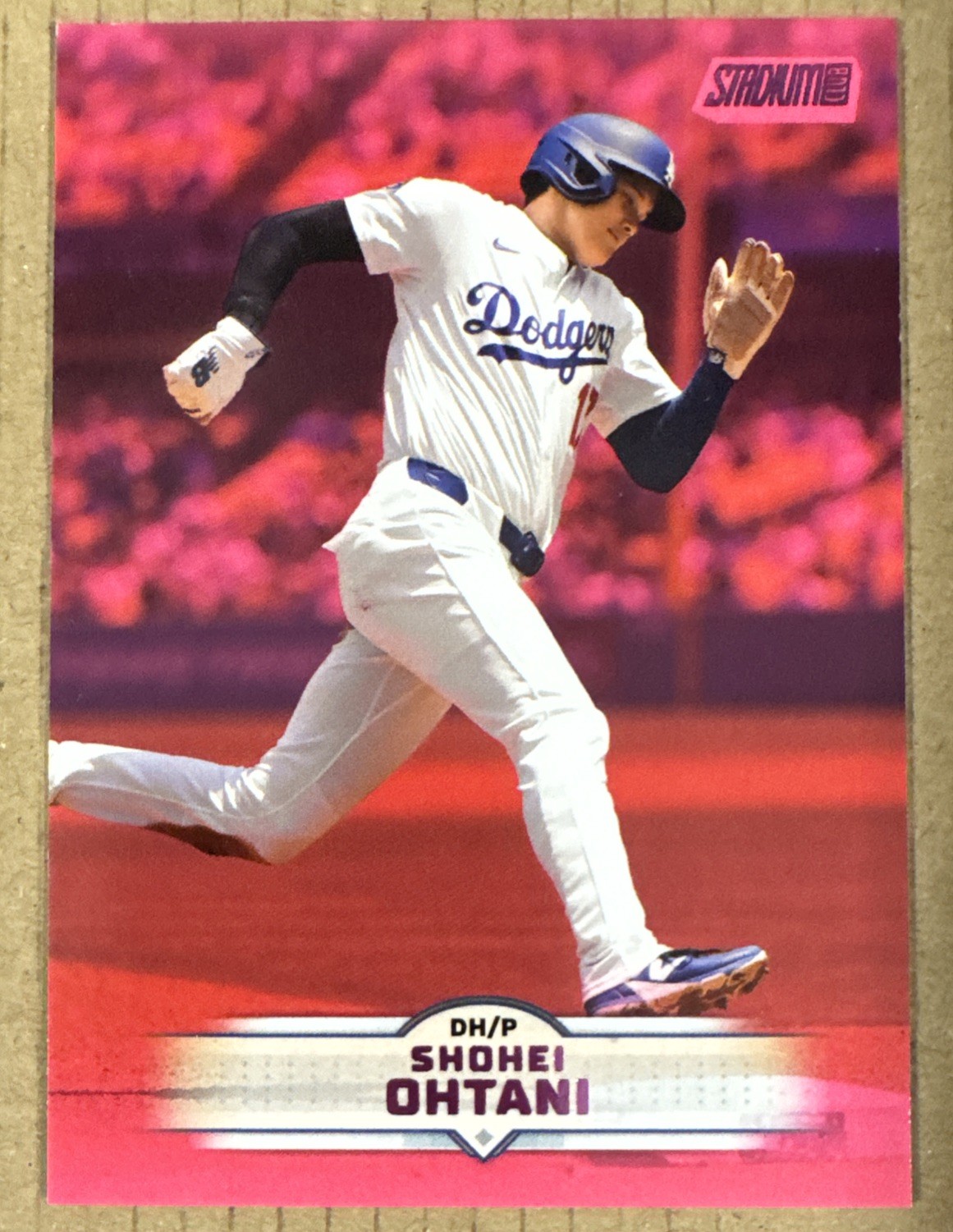 2025 Topps Stadium Club #58 Shohei Ohtani Pink Parallel Los Angeles Dodgers