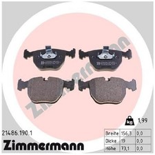 Satz Bremsbeläge Bremsklötze vorne für BMW 5-er E34 E39 7-er E38 X3 24614885