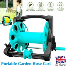 Garden Hose Reel Trolley Water Pipe Free Standing Hose Cart Holder Portable New
