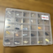 Used 30-Piece Spoon Set with Case, Includes 1g-2g Balances, Manufacturer Marks