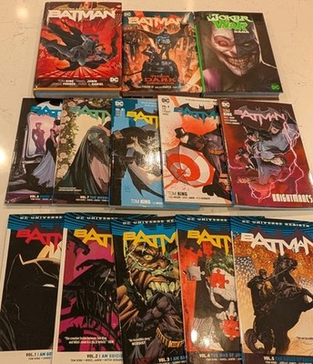 Batman Tom King's DC Rebirth Run Vol 1-10 TPB +Book 6 HC and Tynion IV 85-100 HC