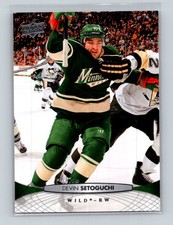 #362 Devin Setoguchi, Minnesota Wild 2011-12 Upper Deck NHL Hockey Base
