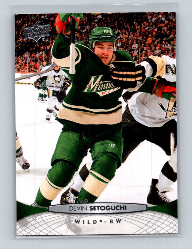 #362 Devin Setoguchi, Minnesota Wild 2011-12 Upper Deck NHL Hockey Base