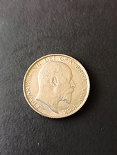 Edward VII UNC 1902 ONE SHILLING BRITISH COIN