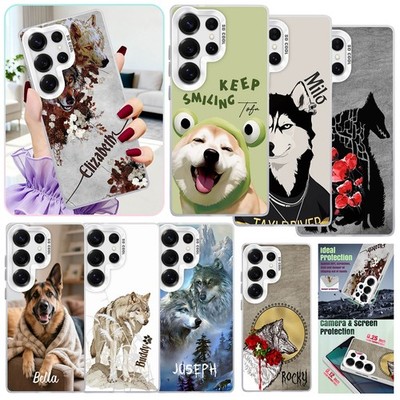 Hard PC Cover Personalised Wolf Phone Case For Samsung S26 Ultra S25 S23 S22 S24